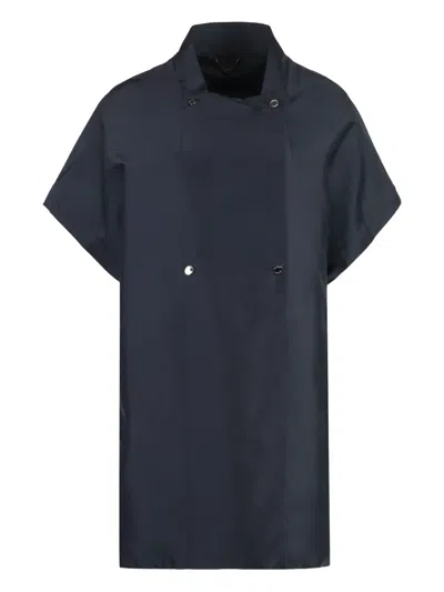 MOORER DOUBLE-BREASTED SHORT-SLEEVE COAT