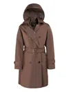Moorer Double-breasted Trench Coat