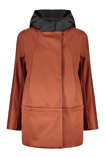 Moorer Double-breasted Wool Coat In Multi