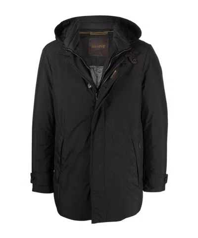 MOORER DOUBLE-LAYER HOODED COAT