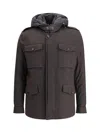 Moorer Down Jacket In Brown