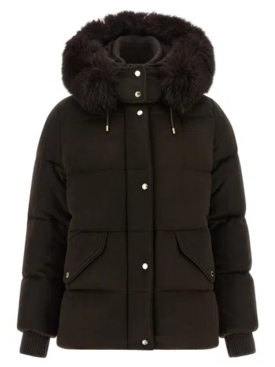Moorer Down Jacket In Black