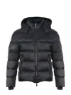 Moorer Brett Quilted Down Jacket With Stand-up Hood