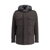 Moorer Down Jackets In Brown