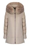 Moorer Down Jacket Fresia In Sand