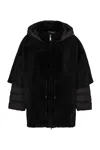 Moorer Down Jacket Modgi With Hood In Black