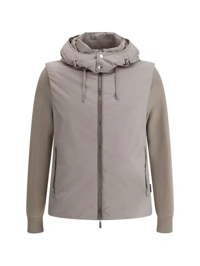 Moorer Down Jackets In Gray