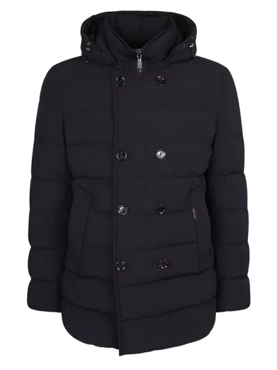 Moorer Florio-kn Padded And Quilted Nylon In Blue