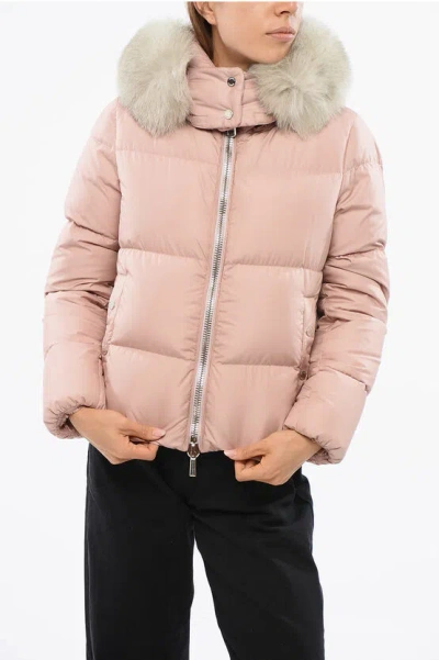 Moorer Down Marylin Jacket With Removable Fur Hood