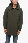 Moorer Down Padding Alibrando Raincoat In Green