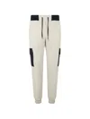 Moorer Drawstring Cargo Pants In Burgundy