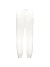 Moorer Drawstring Elasticated Track Pants In White