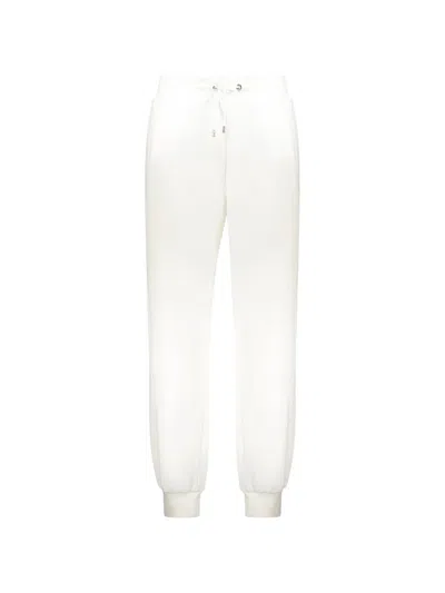 Moorer Drawstring Elasticated Track Pants In White