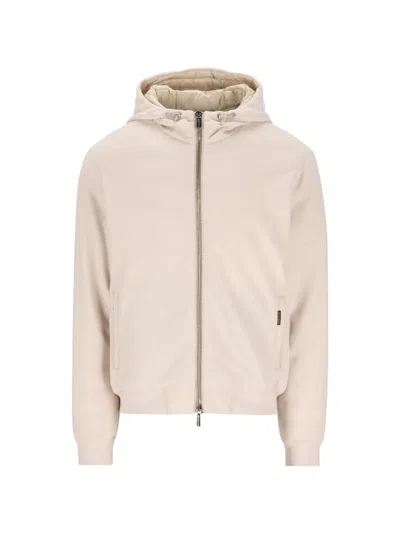 MOORER DRAWSTRING HOODED JACKET
