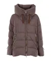 Moorer Gadia-os Down Jacket In Brown