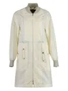 Moorer Amarilli Techno Fabric Jacket In White