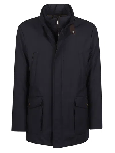 Moorer Drive Jacket In Blue