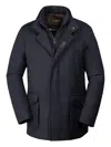 Moorer Drive-s-pum Zip Pocket Jacket In Blue