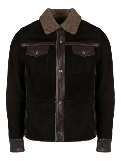 MOORER DUILIO SUEDE JACKET