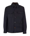 Moorer Tailored Black Wool And Cashmere Duino-ll Jacket In Black