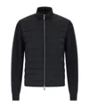 Moorer Duncan High-neck Quilted Jacket In Black