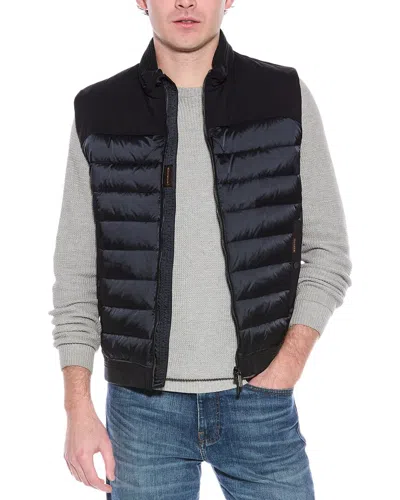 Moorer Edipo Gilet In Blue