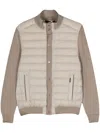 Moorer Efisio-s3l Padded Jacket In Neutrals