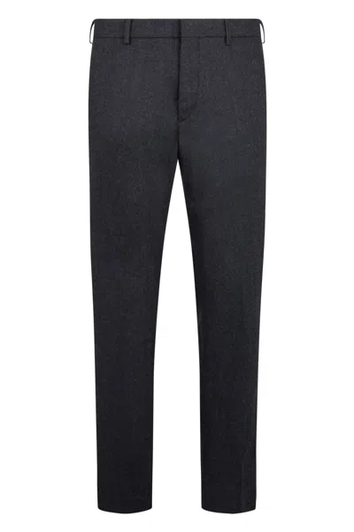 Moorer Elegant Black Trousers, Classic And Versatile Fit. In Grey