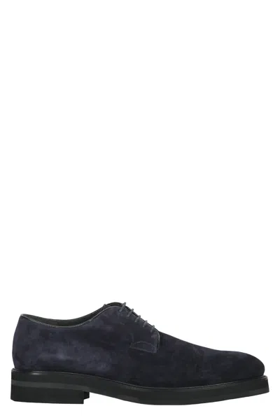 Moorer Elegant Blue Suede Shoe
