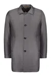 Moorer Elegant Grey Jacket With Button Closure In Gray