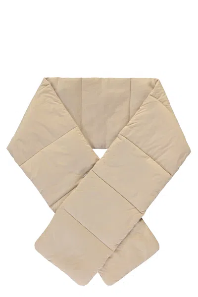 Moorer Elegant Scarf In Soft And Versatile Fabric In Sand