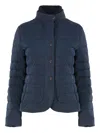 Moorer Elene Snap Button Fastening Down Jacket In Blue