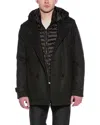 Moorer Eligio Wool Down Coat In Black