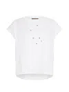 Moorer Ella Logo-print T-shirt In White