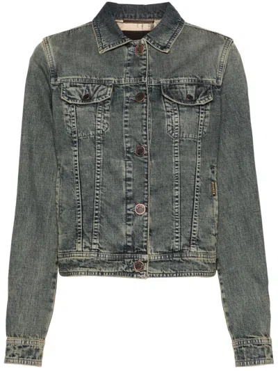 Moorer Ellea Denim Jacket In Blue