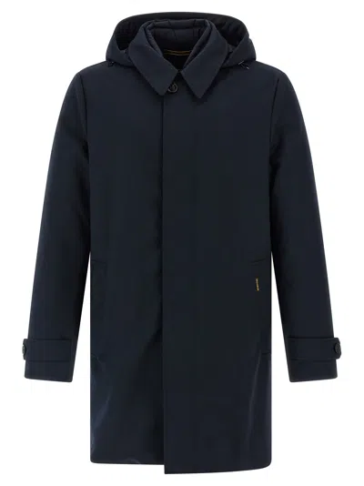 Moorer Elson 2-in-1 Cotton Jacket In Blue