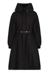 Moorer Eneida Hooded Parka In Black