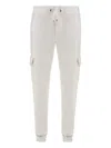 Moorer Enrich Wool Sweatpants In Weiss