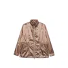Moorer Eolia Zip-fastening Jacket In Brown