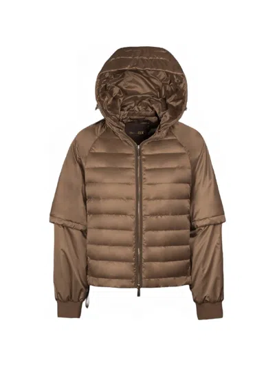 Moorer Ersilia Quilted Jacket In Multi