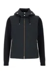 Moorer Dark Blue Polyester Evan Down Jacket In Black