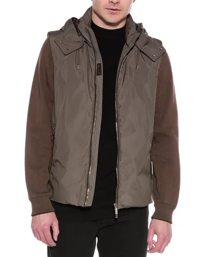 Moorer Evan Down Jacket In Brown