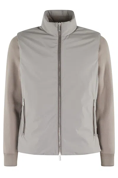 Moorer Evan H Stp Jacket In Grey