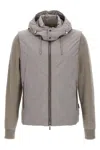 Moorer Dove Grey Polyester Evan Down Jacket