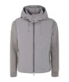 Moorer Dove Grey Polyester Evan Down Jacket In Gray