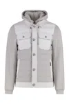 Moorer Faldi Padded Jacket In Ecru