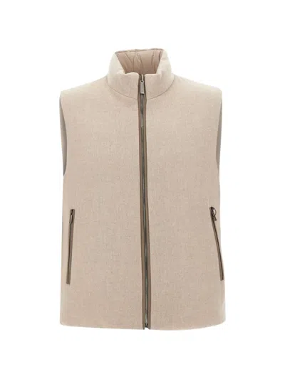 Moorer Falieri Gilet In Neutral