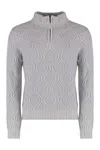 Moorer Fedro Turtleneck Sweater In Gray