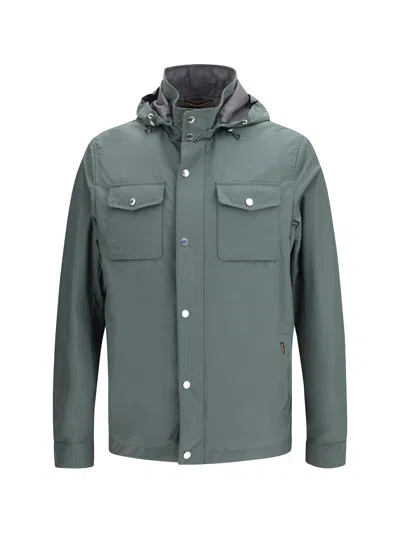 Moorer Fenzi-stu Waterproof Jacket In Burgundy