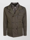 MOORER FIELD JACKET WITH STAND COLLAR AND BUTTONED CUFFS
